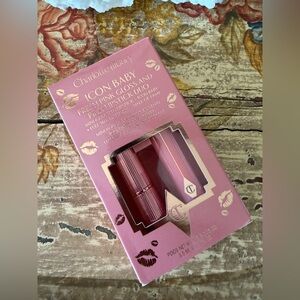 🦋Charlotte Tilbury Icon Baby Gloss and Lipstick Duo (Full Size/Mini)